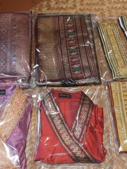 Lao Silk Vintage Skirt Set