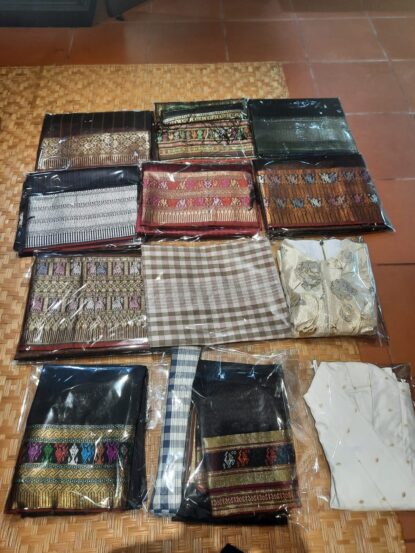 Lao Vintage Silk Skirt Set