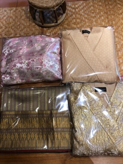 Lao Vintage Silk Skirt Set