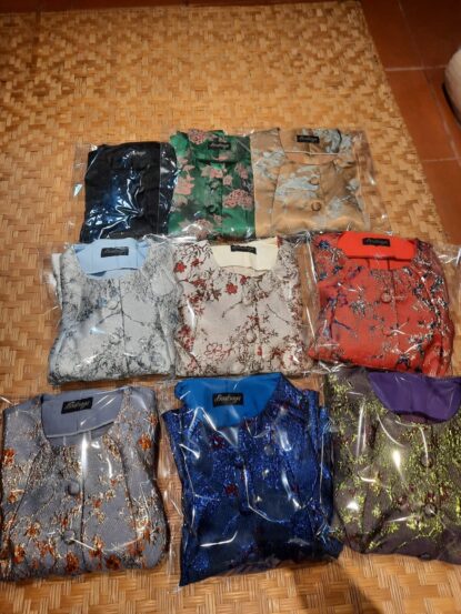 Lao Vintage Silk Skirt Set